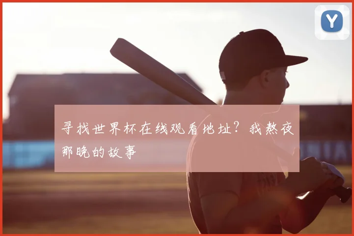 寻找世界杯在线观看地址？我熬夜那晚的故事
