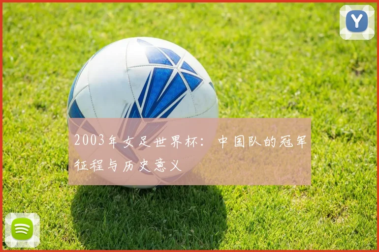 2003年女足世界杯：中国队的冠军征程与历史意义